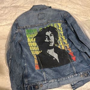 AE x Bob Marley Jean Jacket